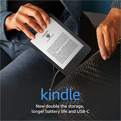 Amazon Kindle – The lightest and most compact Kindle, with extended battery life, adjustable front light, and 16 GB storage – Black — view 7