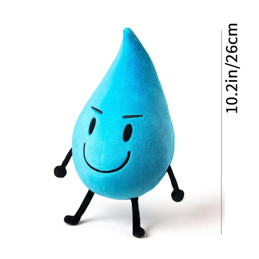 Dlishka BFDI Battle for Dream Island Plush Toy, Cute Cartoon Plushie Soft Stuffed Animal Doll, Kawaii Plush Cushion Pillow, Collectible Character Toy Gift for Fans. (Teardrop) — view 5