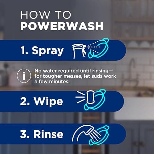 Dawn Powerwash Spray, Dish Soap, Dishwashing Liquid, Fresh, 1 Starter Kit + 3 Refills, 4x16 Fl Oz — view 6