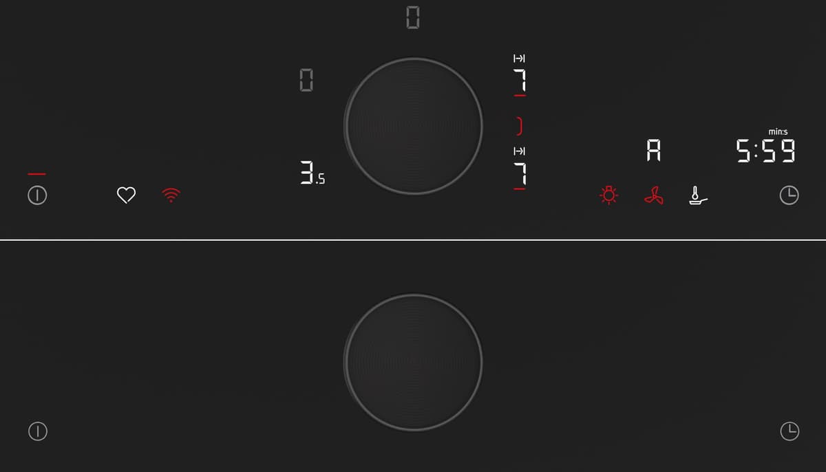 Neff T68FUV4L0 N 90, Built-in Induction hob 80 cm Black — view 2