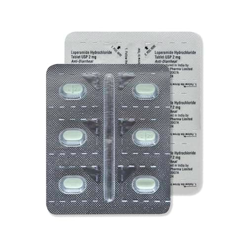 Amazon Basic Care Loperamide Hydrochloride Tablets, 2 mg, Anti-Diarrheal, 24 Count (Pack of 1) — view 7