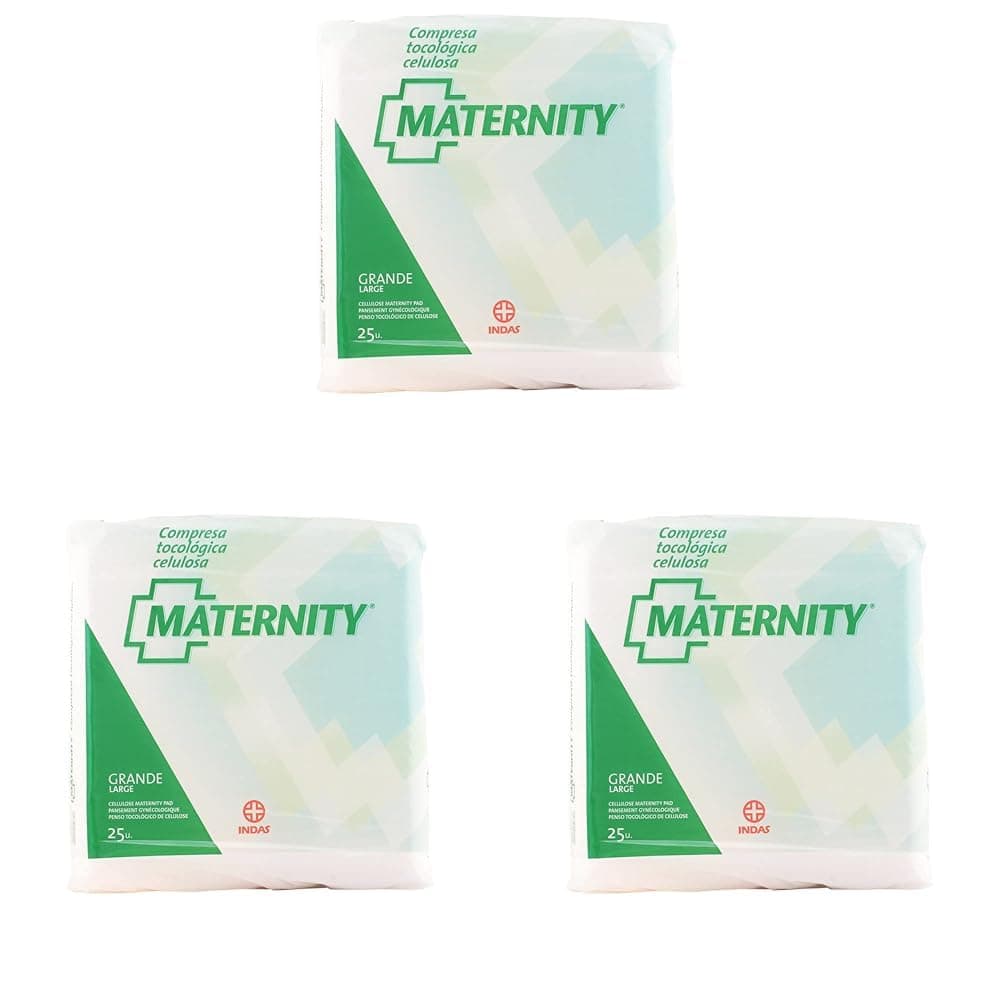 Indas Compresas Tocológicas Maternity de Celulosa - Confort y Seguridad Postparto, 25 Unidades Total — view 7