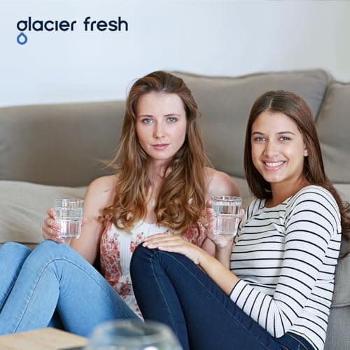 GLACIER FRESH Water Filter Compatible with XWFE (Built-in CHIP), Replacement for GE XWFE, XWF Refrigerator Water Filter NSF/ANSI 42 Certification Pack of 1 — view 8