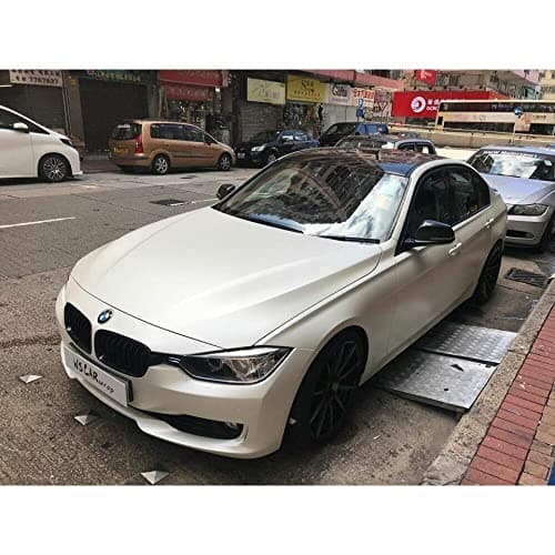3M Car Wrap Roll 2080 Satin Pearl White | SP10 | (Sample 3in x 5in) | Automotive Vinyl Wrap for Cars - Car Interior Wrap & Exterior — view 5