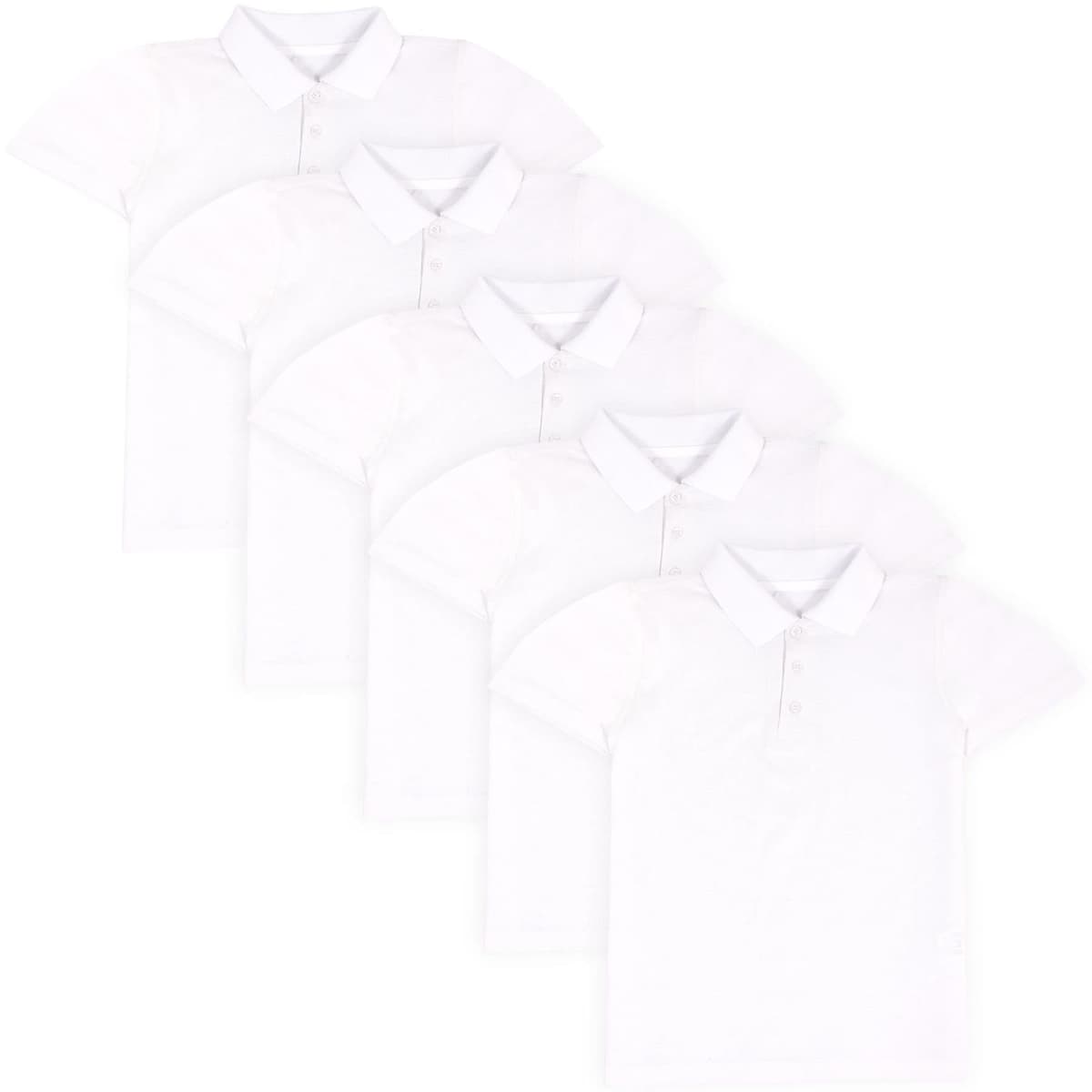 A2Z 4 Kids Girls Boys Polo T Shirts Plain Summer Tank Top & Tees Fashion Soft Feel School T Shirts for Children Unisex Age 3-16 Years — view 3