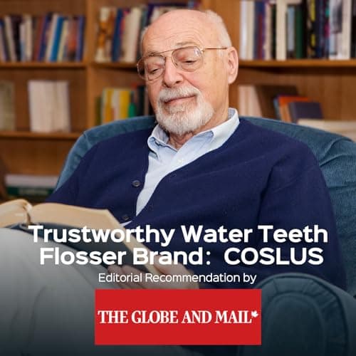 COSLUS Water Teeth Flosser C20 (F5020E): 300ML Cordless Electric Water Tooth Flossing Rechargeable IPX7 Waterproof Portable Travel Flossers Set for Teeth — view 2