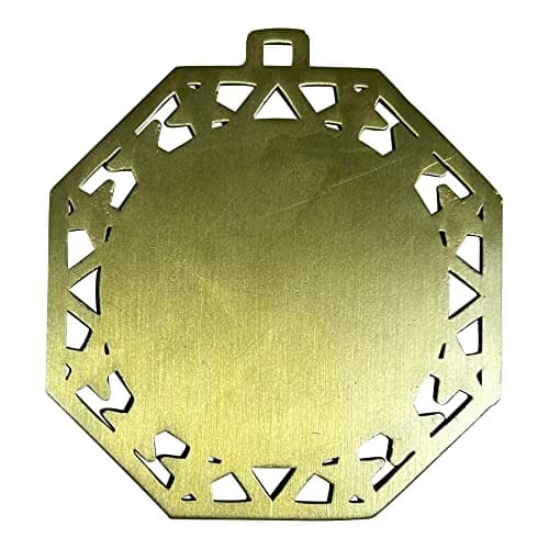 Express Medals Soccer Gold Medals Trophy Award with Neck Ribbons EMDC214Soccer - (Pack of 10) — view 2