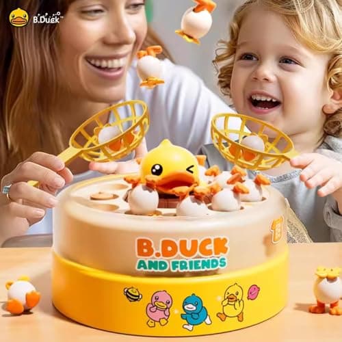 BDUCK+ Board Games for Toddlers, Kids Toys Jumping Ducks Game for Kids 4-8, 2 Players Family Board Game Interactive Educational Toy for Boys Girls, Birthday Gifts for Age 3 & Up — view 5