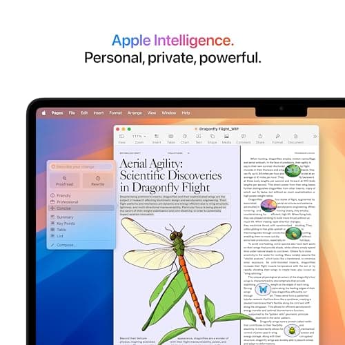 Apple 2025 MacBook Air 15-inch Laptop with M4 chip: Built for Apple Intelligence, 15.3-inch Liquid Retina Display, 16GB Unified Memory, 256GB SSD Storage, 12MP Center Stage Camera, Touch ID; Midnight — view 4