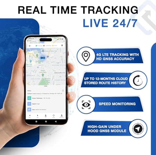 GPS Tracker for Vehicles - DB2 Hard-Wired Tracking Device, Optimal for Personal and Business Use, 24/7 Real-Time Location Monitoring for Car, Truck, Van US and Worldwide — view 2