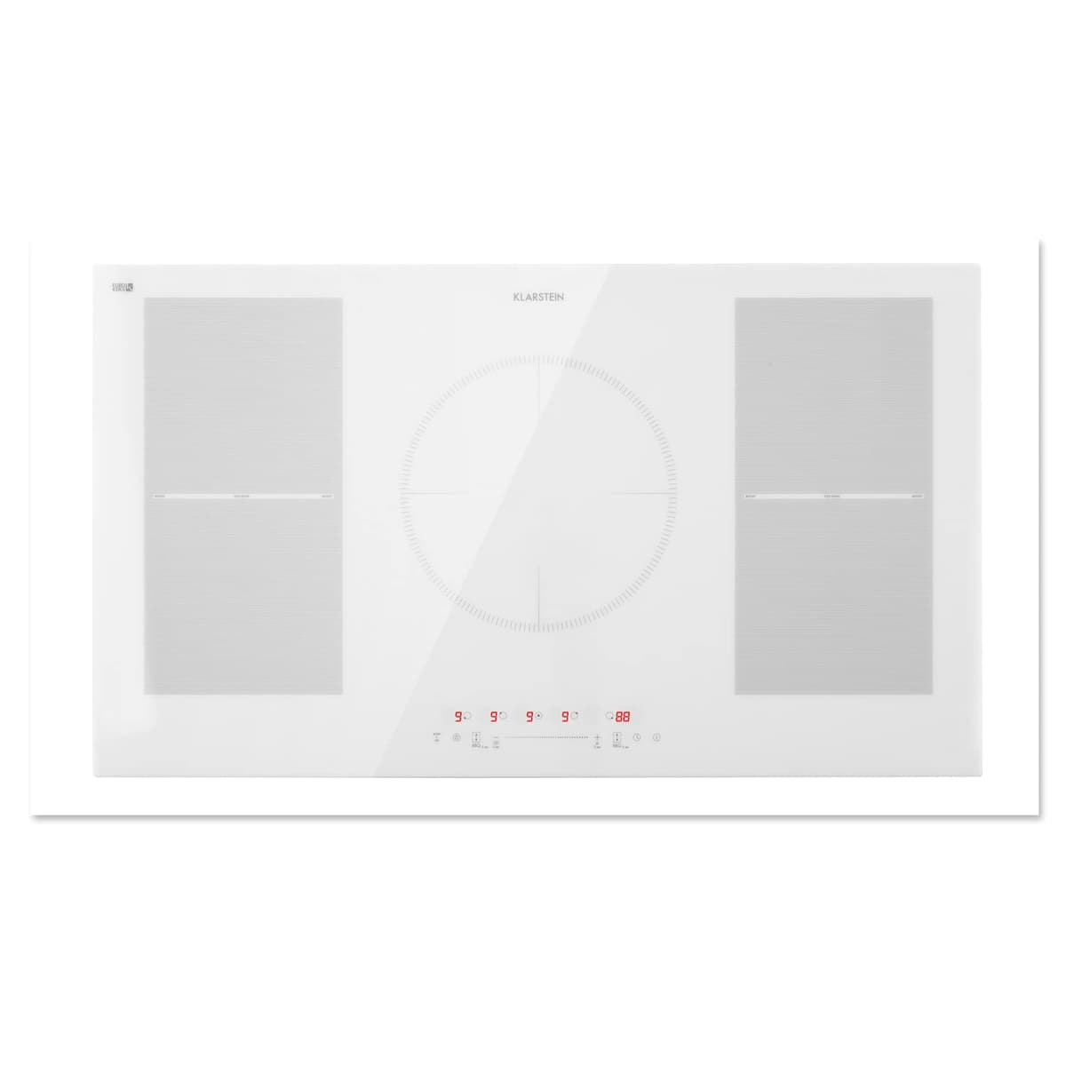 Klarstein Induction Hob, 9300W Electric Hobs Induction Cooker, 5 Ring Electric Pan Hob, Built-In Table Top Cookers w/ 5 Hobs, Touch Control, Inductions Heater Cooktops, Hot Plates for Cooking — view 25