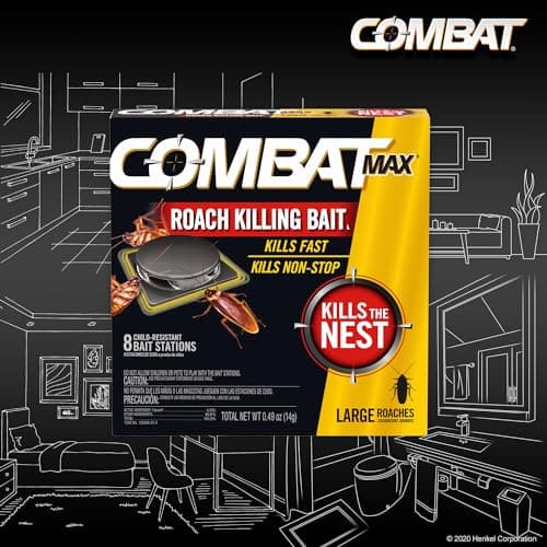 Combat Max Large Roach Killing Bait, 8 count (Pack of 1) — view 3