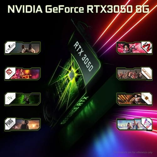 Tisukisu Prebuilt Gaming PC Desktop,Core i7 Tower Computer,RTX3050 8G,Win11 — view 2