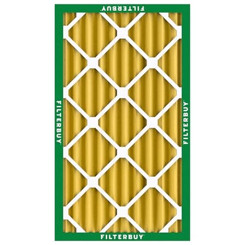 Filterbuy 16x25x4 Air Filter MERV 11 Superior Pet & Allergy Defense (2-Pack), Electrostatic Pleated HVAC AC Furnace Filters Replacement, Made in USA (Actual Size: 15.50 x 24.50 x 3.63) — view 7