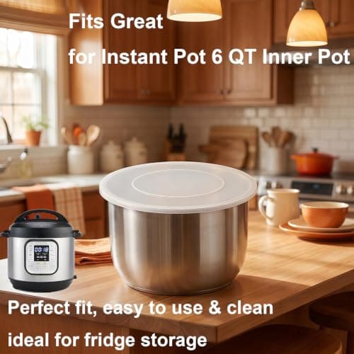 Silicone Lid for Instant Pot 3 Quart Inner Pot, 8.1-IN Reusable - BPA-Free — view 5