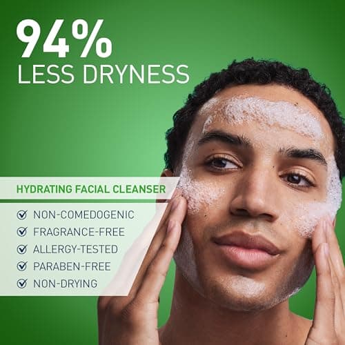 CeraVe Hydrating Facial Cleanser, Moisturizing Face Wash For Dry Skin, Hyaluronic Acid + Ceramides + Glycerin, Hydrating Cleanser For Normal To Dry Skin, National Eczema Association Certified, 16 Oz — view 3
