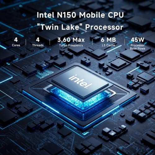 ASUS NUC 14 Essential, Intel NUC 14 N150 Mini PC, 8GB DDR5 RAM, 256GB SSD — view 2