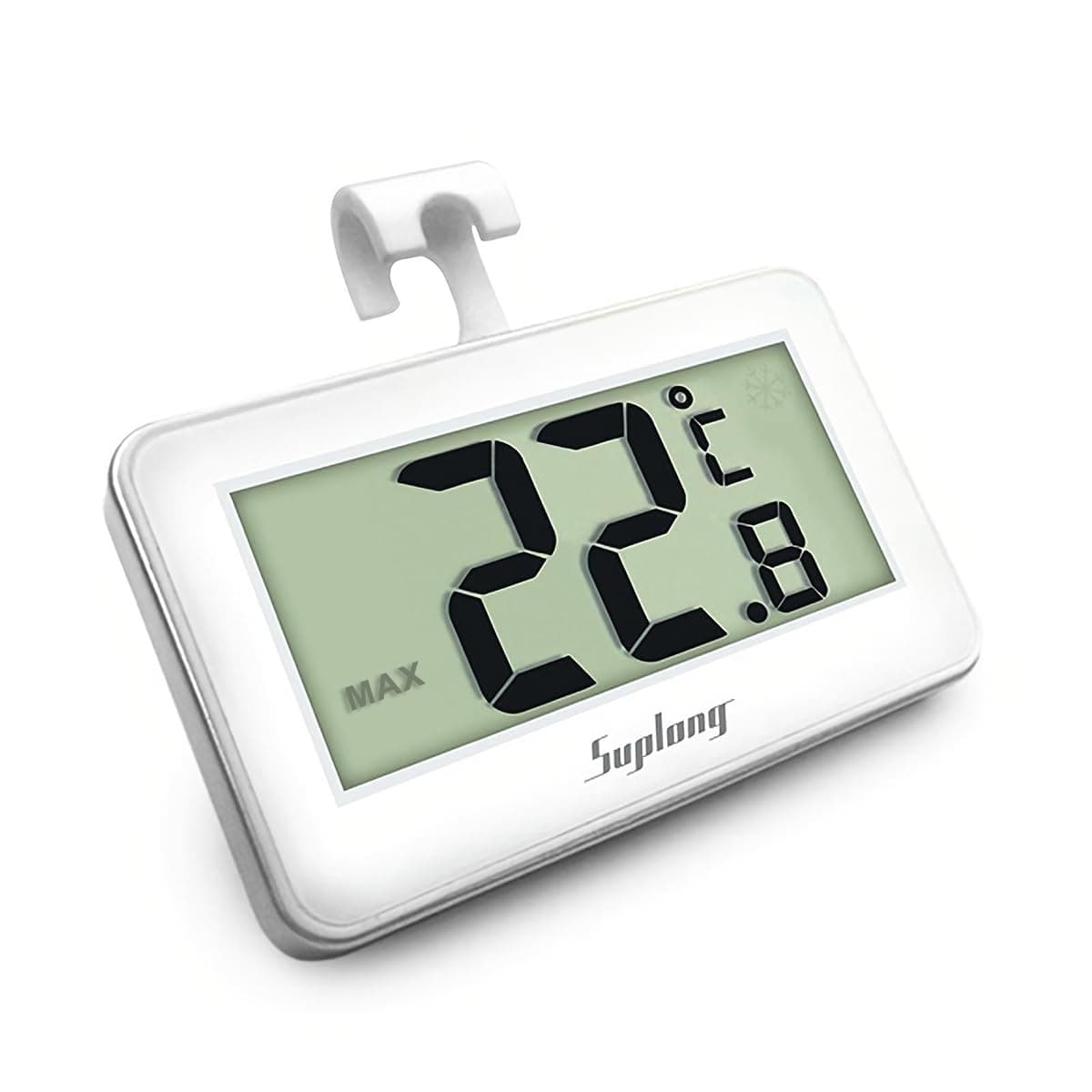 Fridge Thermometer Digital Refrigerator Thermometer, Suplong 2 Sets Digital Waterproof Fridge Freezer Thermometer With Easy to Read LCD Display (White-2) — view 8