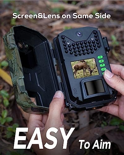 iZEEKER Trail Camera HD 36MP, Trail Cameras with 940nm No Glow Infrared LEDs, No WiFi, Night Vision Motion Activated IP66 Waterproof for Wildlife Watching Indoor Security — view 4