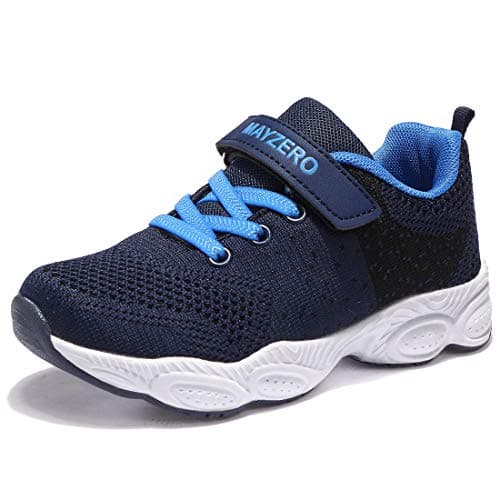 MAYZERO Kids Tennis Shoes Breathable Running Shoes Lightweight Athletic Shoes Walking Shoes Fashion Sneakers for Boys and Girls