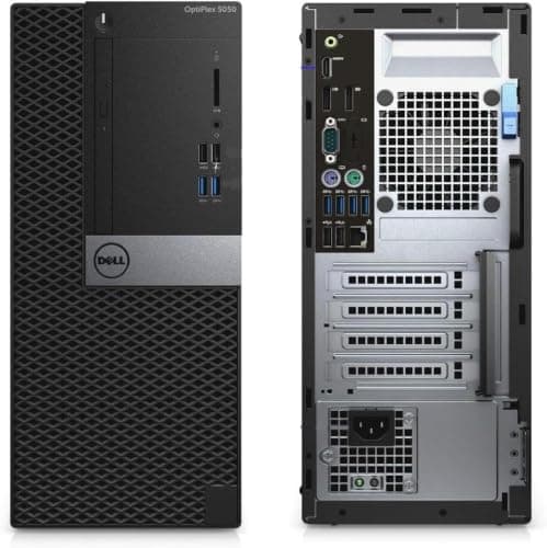 Dell OptiPlex 5050 Mini Tower, Intel Core i5-6500, 32GB DDR4 RAM, 512GB NVMe SSD + 2TB HDD, Built-in Intel AX200 WiFi 6 + Bluetooth, Wireless Keyboard and Mouse, Windows 11 Pro (Renewed) — view 5