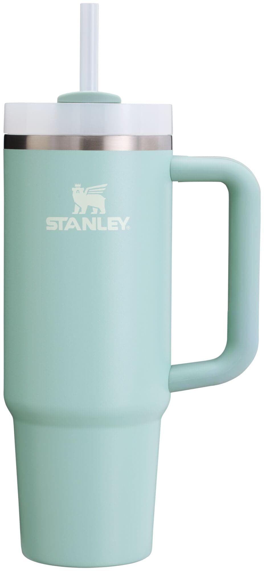 Stanley Quencher - Vaso H2.0 con mango - 1200 ml - Tapa de rosca con pajita incluida - Antifugas y portavasos de coche compatible para viajes - Vaso térmico de acero — view 61