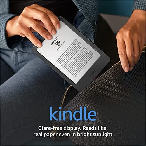 Amazon Kindle – The lightest and most compact Kindle, with extended battery life, adjustable front light, and 16 GB storage – Black — view 9