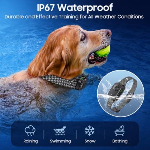 Dog Bark Collar, Automatic Bark Collar for Medium Large Dogs — view 5