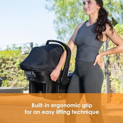 Baby Trend Venture 3-Wheel Stroller Travel System, Stellar Grey — view 5