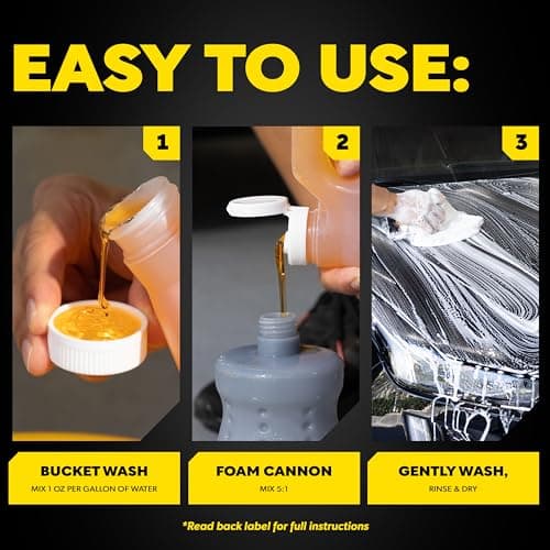 Meguiar's Gold Class Car Wash, Ultra-Rich Foam Car Wash Soap and Conditioner for Vehicle Cleaning, Paint Cleaner to Clean and Condition in One Easy Step, 1 Gallon — view 5