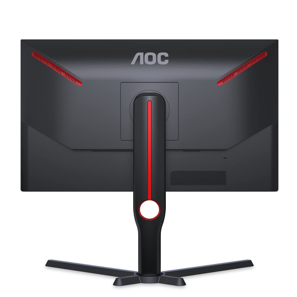 AOC Gaming 25G3ZM/BK - Monitor FHD de 25", 240 Hz, 0.5 ms MPRT, Plano, FreeSync Premium, Ajustable (VA, 1920x1080, HDMI 2.0 x 2, DisplayPort 1.2 x 1, Headphone out (3.5mm)) negro/rojo — view 3