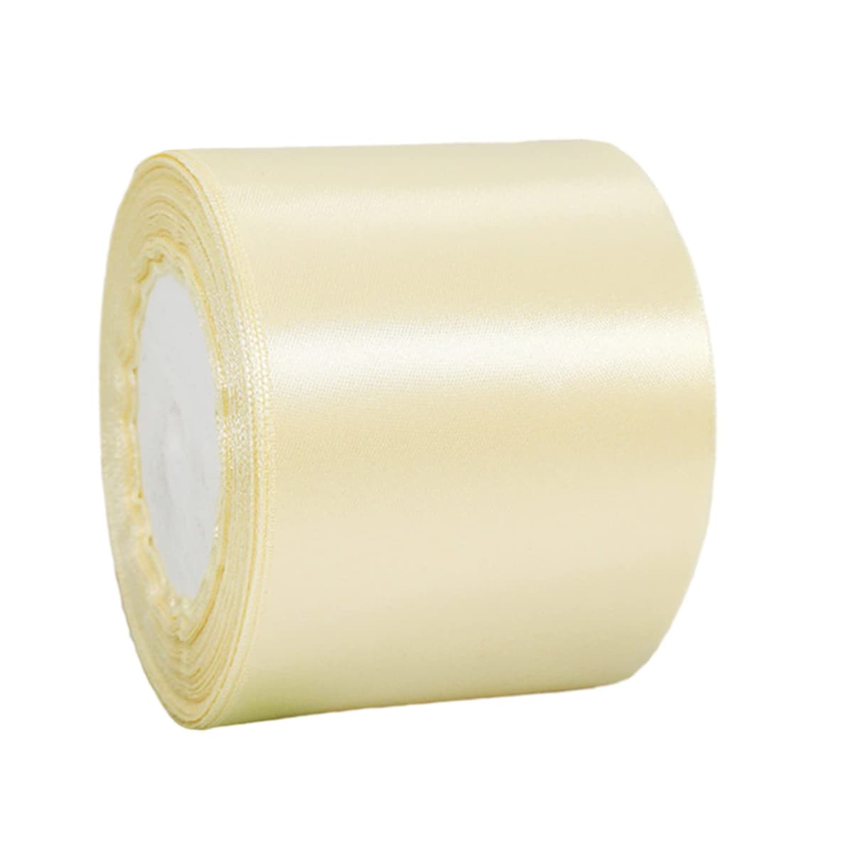 40mm Wide White Ribbon Thick Wedding Car Ribbon 22m, 1.5 inch Thick White Satin Ribbon for Gift Wrapping Wedding Car Christmas Birthday Cake Hair Bow Florist Bouquet Crafts Decorations — view 180