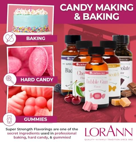 LorAnn Bubble Gum SS Flavor, 1 dram bottle (.125 fl oz - 3.7ml - 1 teaspoon) Twin pack blistered — view 2