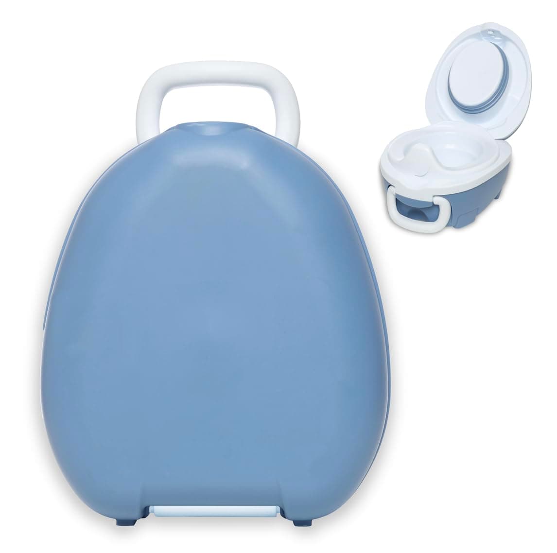 My Carry Potty - galardonado asiento de inodoro portátil para bebés, niños y niñas para llevar a cualquier lugar (Verde pastel) — view 16