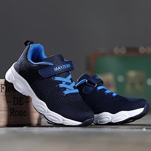 MAYZERO Kids Tennis Shoes Breathable Running Shoes Lightweight Athletic Shoes Walking Shoes Fashion Sneakers for Boys and Girls