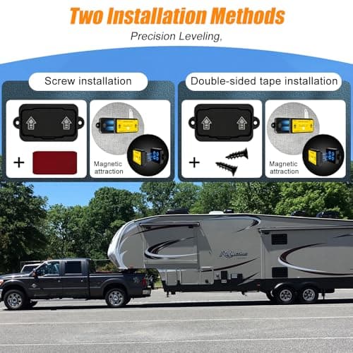 RV Leveling System, Magnetic Easy-Attach Design for RVs/Trailers/Camping — view 5