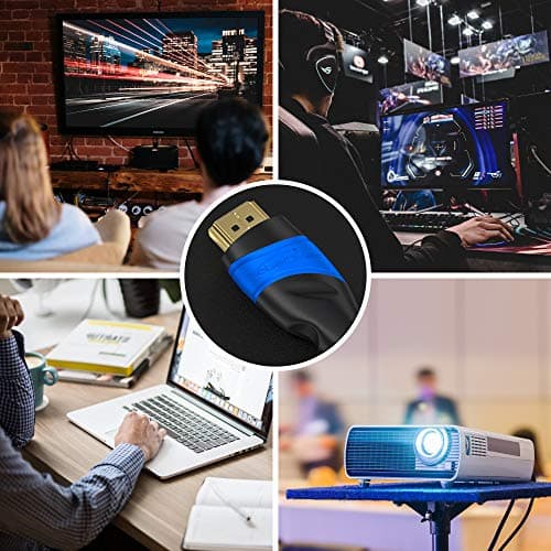 KabelDirekt 4K HDMI Cable – 20ft & Longer HDMI Cables (20ft–75ft) – German-Engineered HDMI Cord – Supports 4K@60Hz, UHD, HDR, ARC, Ethernet – HDMI Cable for Playstation3/4/5, HDTV, PC, Gaming Consoles — view 2