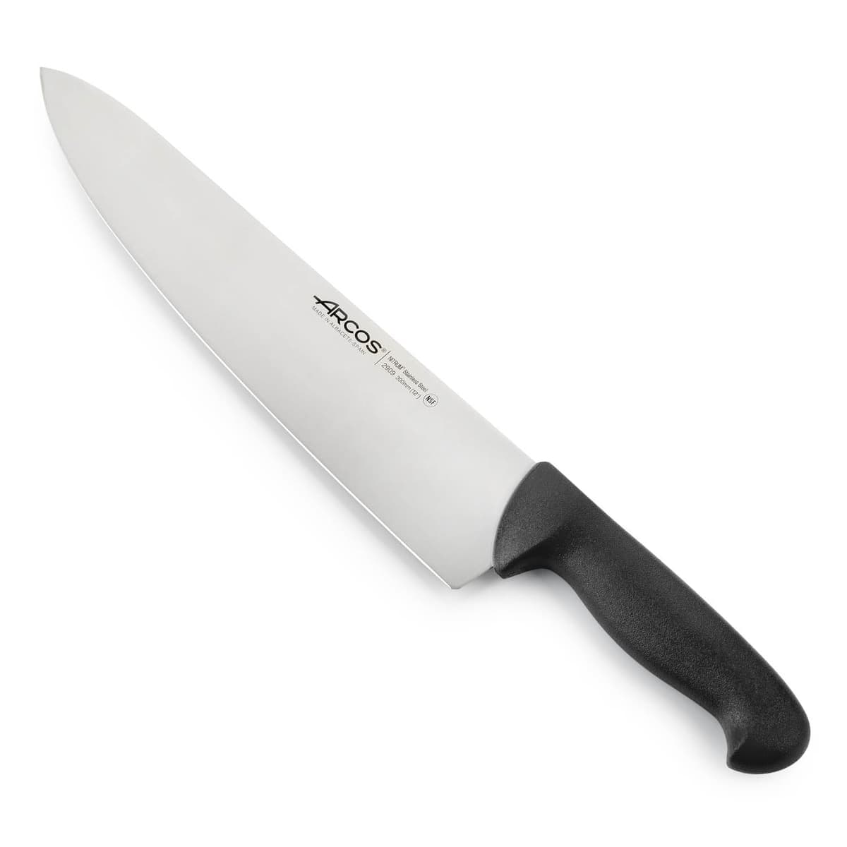 Arcos Serie 2900 - Cuchillo Santoku con Alveolos - Hoja de Acero Inoxidable Nitrum de 180 mm - Mango inyectado en Polipropileno Color Rojo — view 14