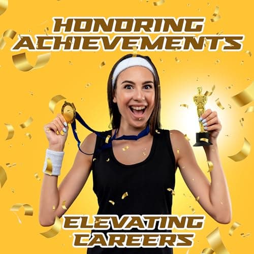 Bedwina 6" Gold Award Trophies - Pack of 12 Bulk Golden Statues Party Award Trophy, Party Decorations and Appreciation Gifts — view 5