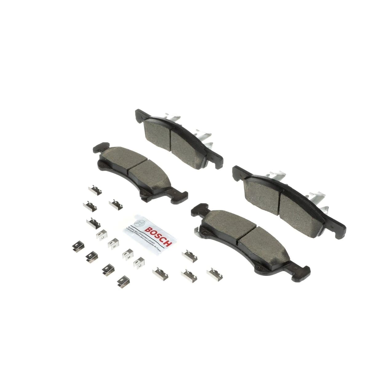 Bosch BC914 QuietCast Premium Ceramic Disc Brake Pad Set For: Acura ILX; Honda Accord, Civic, CR-V, Element, Fit, Front — view 363