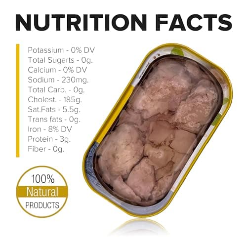 Riga Gold Cod Liver in Own Oil 4.27oz/ 121g From Iceland pack of 12 — view 4