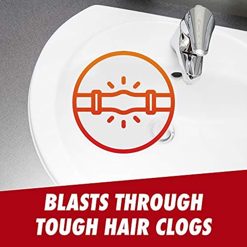 Drano Hair Buster Gel Remover, Drain Clog Remover and Cleaner for Shower or Sink Drains, 473ml, Packaging may vary — view 2
