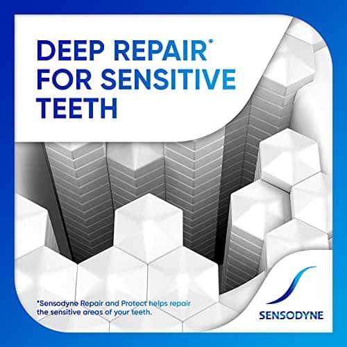 Sensodyne Repair and Protect Whitening Toothpaste, Toothpaste for Sensitive Teeth and Cavity Prevention, 3.4 oz (Pack of 2) — view 4