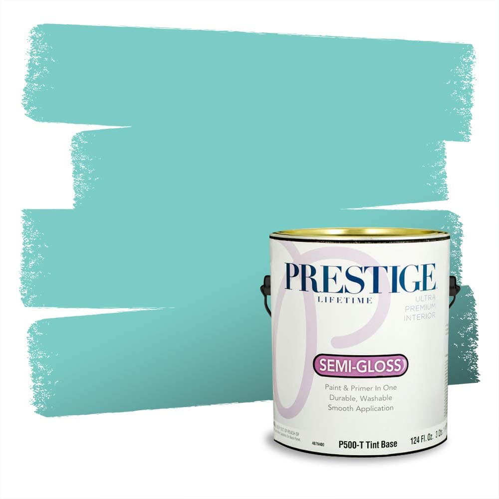 PRESTIGE Paints Interior Paint and Primer In One, 1-Gallon, Semi-Gloss, Comparable Match of Valspar* Dewdrop* — view 1166