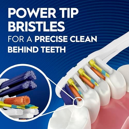 Oral-B Pulsar Pro-Health Expert Clean, Battery electric toothbrush, 2 count MEDIUM toothbrush pack, removes plaque, travel essentials tooth brush — view 4