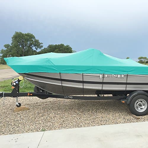 TANG 16' x 20' Waterproof Shade Cloth with Grommets, Sun Shade Sail Rectangle Straight Side, 260 GSM UV Block Fabric Patio Canopy for Deck Carport Backyard Pergola Cover, Turquoise — view 3