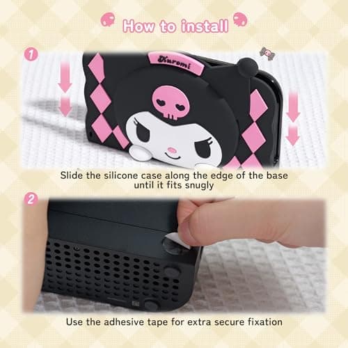 Kuitmor Protective Shell for Switch Charging Dock, 3D Soft Silicone Switch 2(2025) Dock Sleeve, DIY Replacement Housing Shell for Dock — view 4