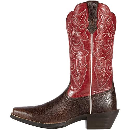 Ariat 100297565.5B Womens Round Up Square Toe Limousine Blk 001 - Black 5.5B