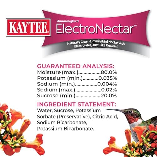 Kaytee Hummingbird ElectroNectar Wild Bird Food, Ready to Use, 64 Ounces — view 3