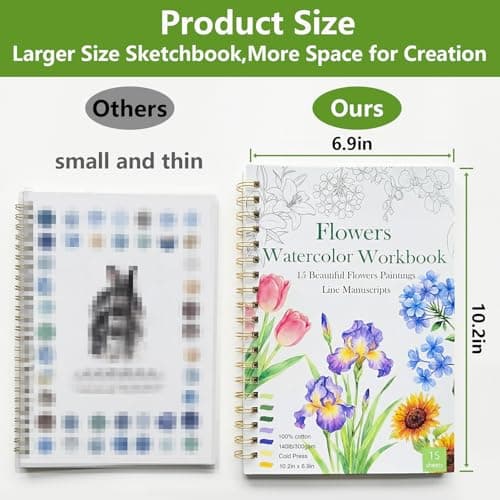 Watercolor workbook (Flowers) — view 6